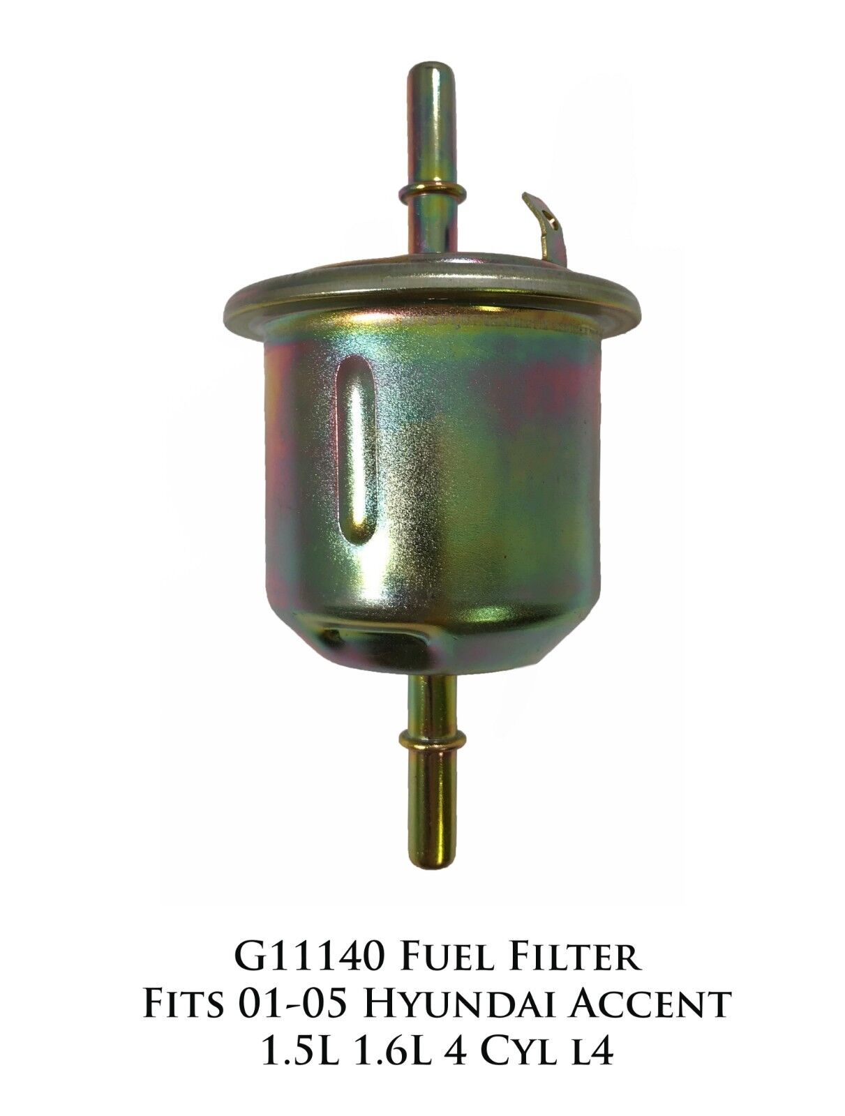 Prime Guard Fuel Filter G11140 GF346 Fits 01-05 Accent 1.5L 1.6L 4 Cyl l4