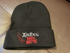 ARDBEG SCOTCH WHISKY WEE BEASTIE WINTER BEANIE HAT IMPOSSIBLE TO FIND BRAND NEW