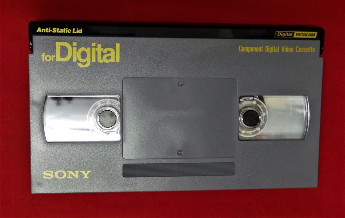 6 PIECES SONY BCT-D124L METAL TAPE DIGITAL BETACAM 124 VIDEO