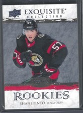 SHANE PINTO 2021-22 UPPER DECK EXQUISITE COLLECTION ROOKIE RC #D 193/299