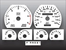 White Face Gauges for 1989-1993 Dodge Dakota Tach