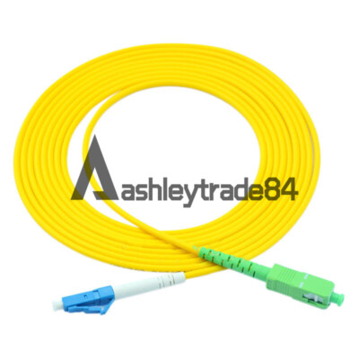 5 Meter SC/APC to LC/UPC SM Single Mode 9/125 Fiber Patch Cord Simplex