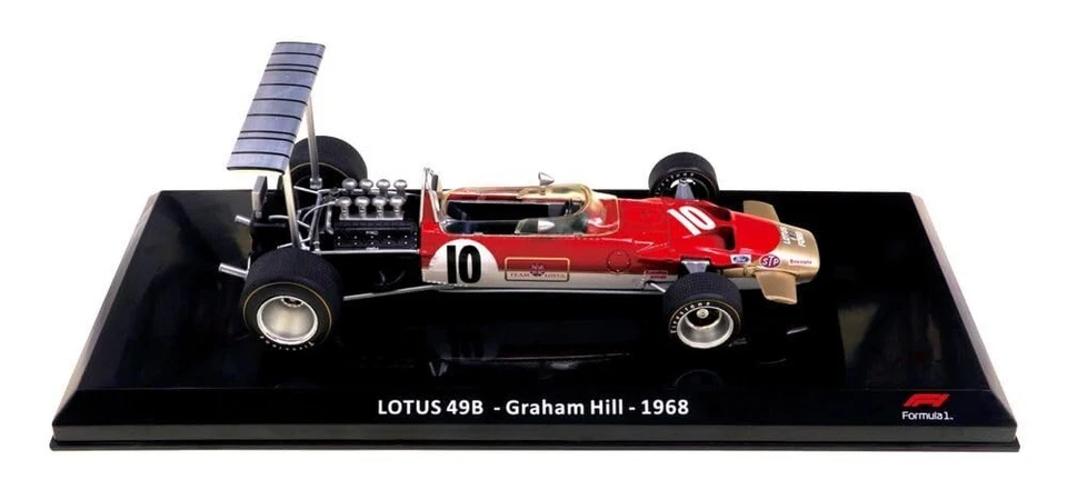 1/24 DeAGOSTINI Big Scale F1 #58 Lotus 49B Graham Hill 1968 model cars - Image 2 of 4