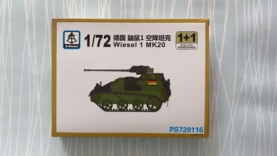 S-Model PS720116 1/72 Wiesel 1 MK20 1+1 Plastic Model Kit