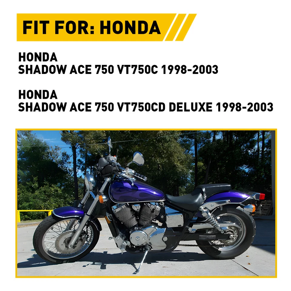 Kit de carburador de reconstrucción flotador para Honda Shadow ACE 750 VT750CD Deluxe 98-03 Foto 2 de 4