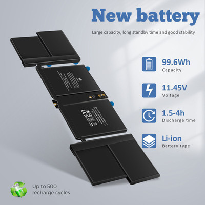 A2527 Battery for Apple Macbook Pro16'' A2485 Late 2021 EMC 3651 MK183LL/A 99.6Wh