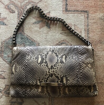 Devi Kroell Python Envelope Handbag