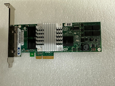 HP NC364T QUAD Port Server Adapter PCI-E 435506-001 436431-001 Low - Foto 2
