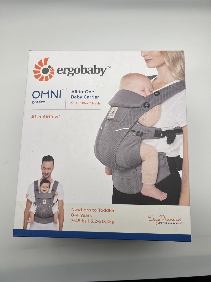 ergobaby OMNI breeze air flow グレー Ergobaby Omni Breeze All Carry Positions Breathable Mesh
