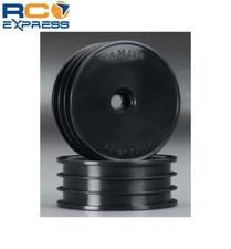 Tamiya 2WD Off-Road Dish Front Wheels Black (60/19) TAM54338