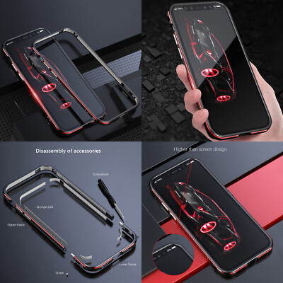 Aluminium Metallrahmen Bumper Slim Hard Case für iPhone 12/12 Pro Schutzhülle