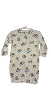 Vtg teddy bear in clouds long sleeve sleeping gown ONE SIZE