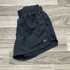 GAP Stretch Waist Low Rise Black Activewear Athletic Shorts Girl's Size Large