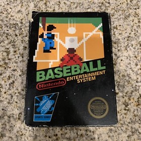 Baseball Complete in Box CIB HANGTAB (Nintendo, NES 1985) READ DESCRIPTION
