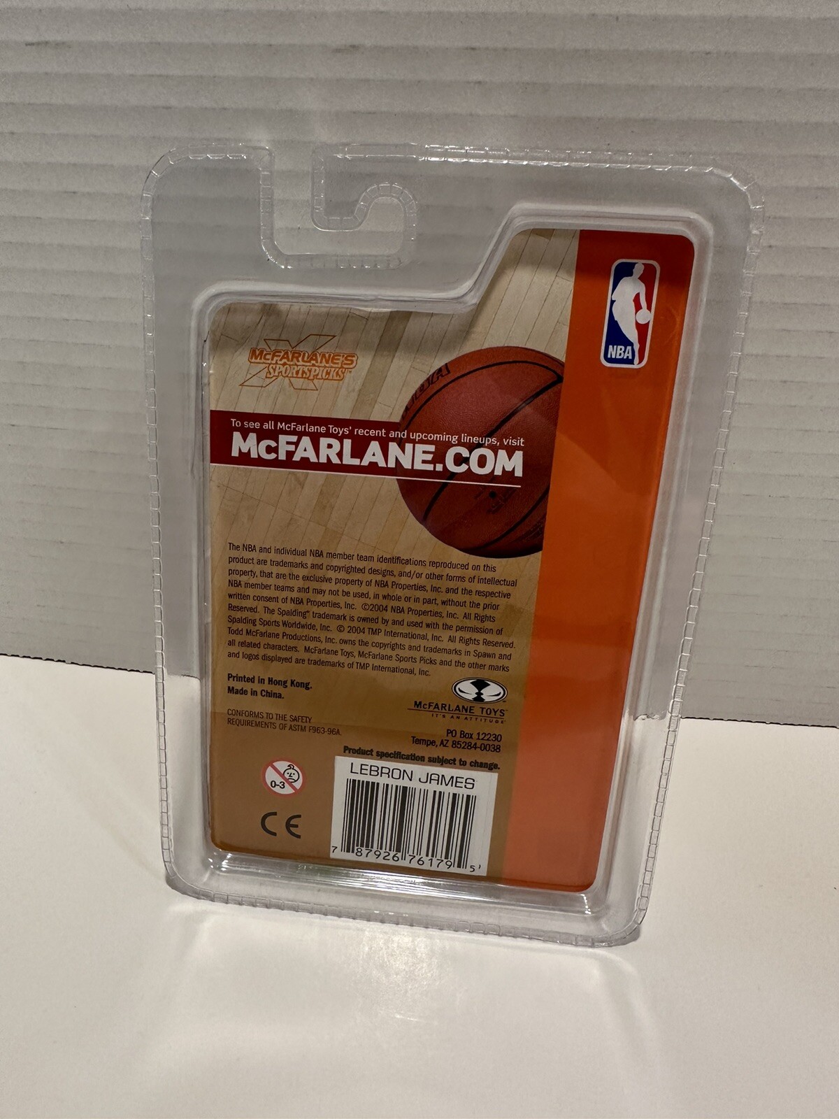 2004 McFarlane NBA LeBron James Cleveland Cavaliers Mini Action Figure 3" NEW!