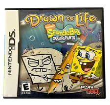 Nintendo DS Spongebob Squarepants Drawn to Live Video Game Everyone