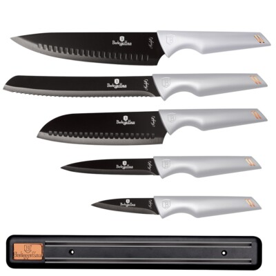 Berlinger Haus BH/2703 Set mit 5 Messern mit Magnetstreifen Moonlight Collection