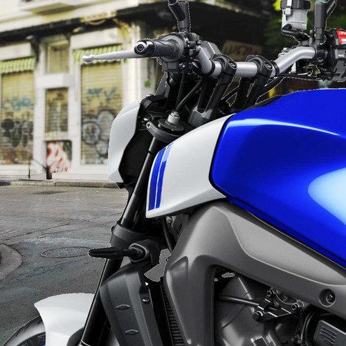 Cubiertas de faros protectores superiores delanteros laterales protector de lente para Yamaha MT 09 SP 2023 - Imagen 12 de 51