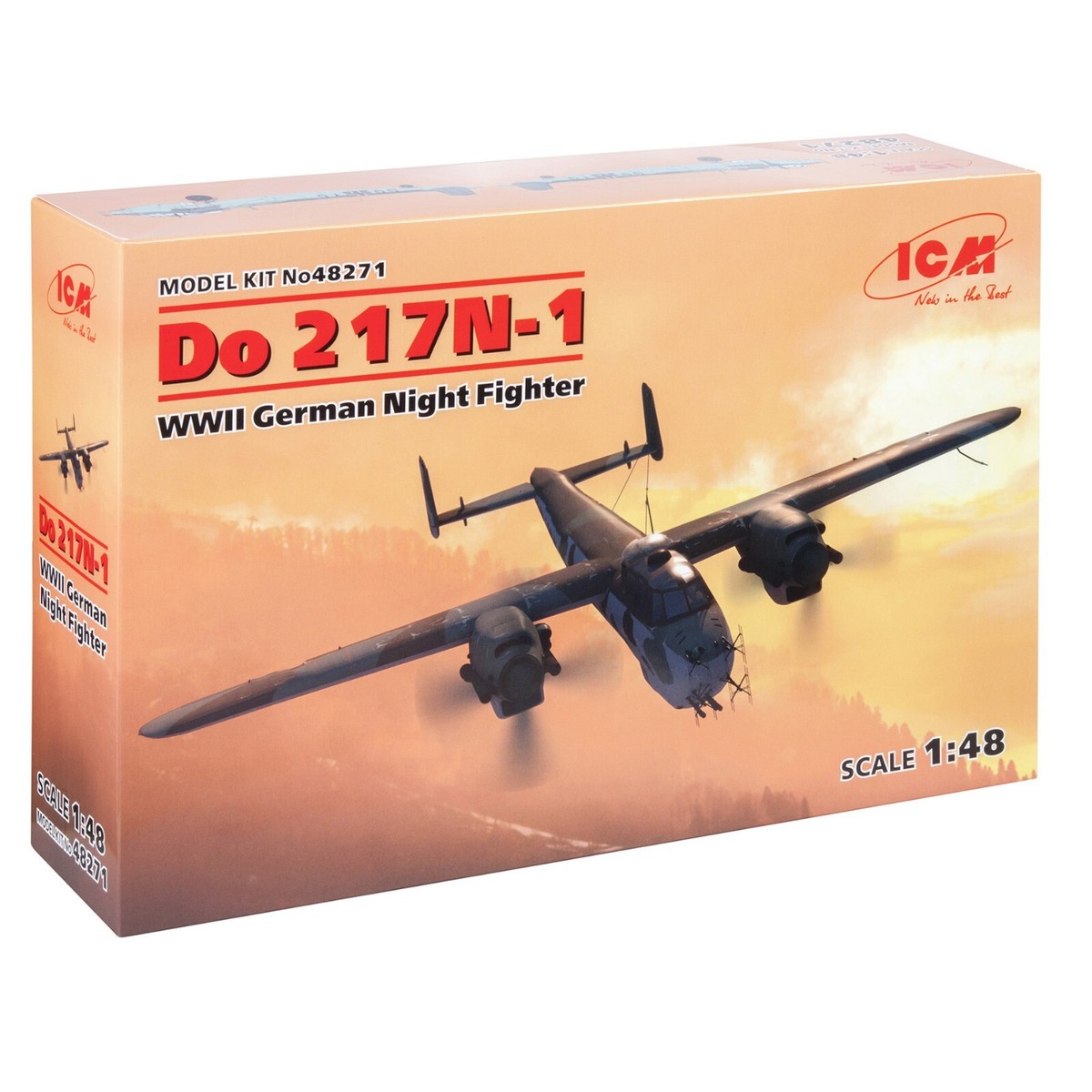 Do 217N-1 WWII German Night Fighter ICM 48271 Plastic model