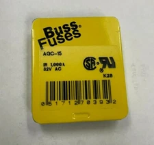 Cooper Bussman - Buss Fuses AGC-15 32V AC (5 Pack)