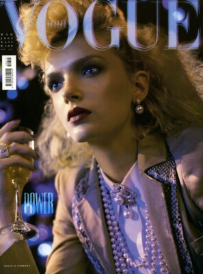 VOGUE Italia March 2005 Lily Donaldson NATASHA POLY Gemma Ward ANJA RUBIK @ NEW