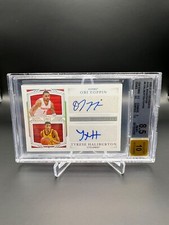 2020 national treasures collegiate basketball Tyrese Haliburton/ Obi 10/10 auto