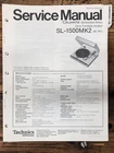 Technics SL-1500 MK2 Record Player / Turntable  Service Manual *Original*