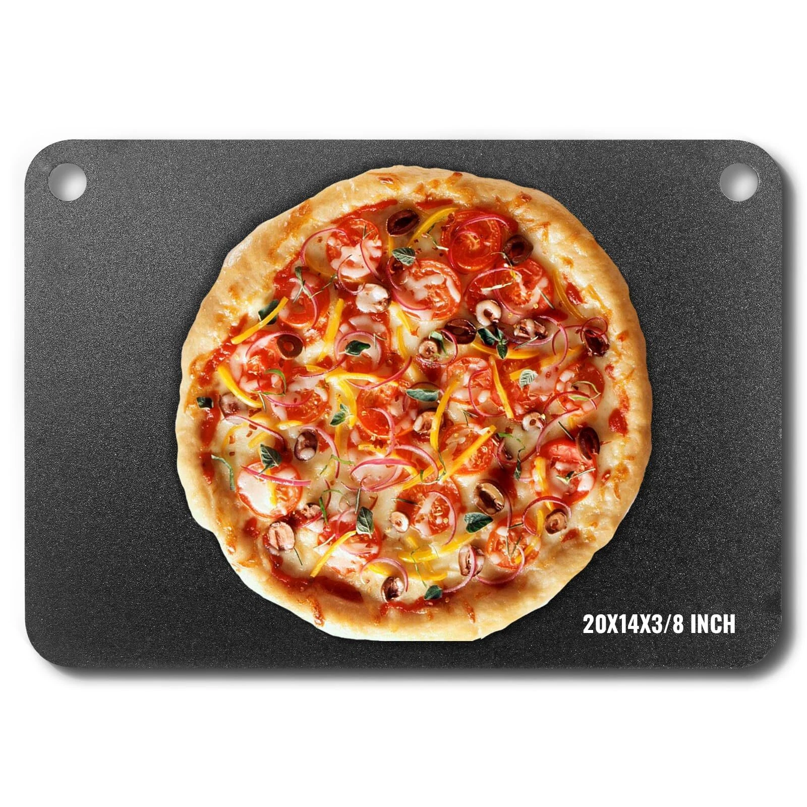 VEVOR Pizza Steel Plate 20x14x3/8 Inch Pre-Seasoned Heavy Duty Baking Steel
Opens in a new window or