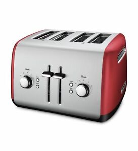 KitchenAid Refurbished 4-Slice Toaster with Manual High-Lift Lever, RKMT4115