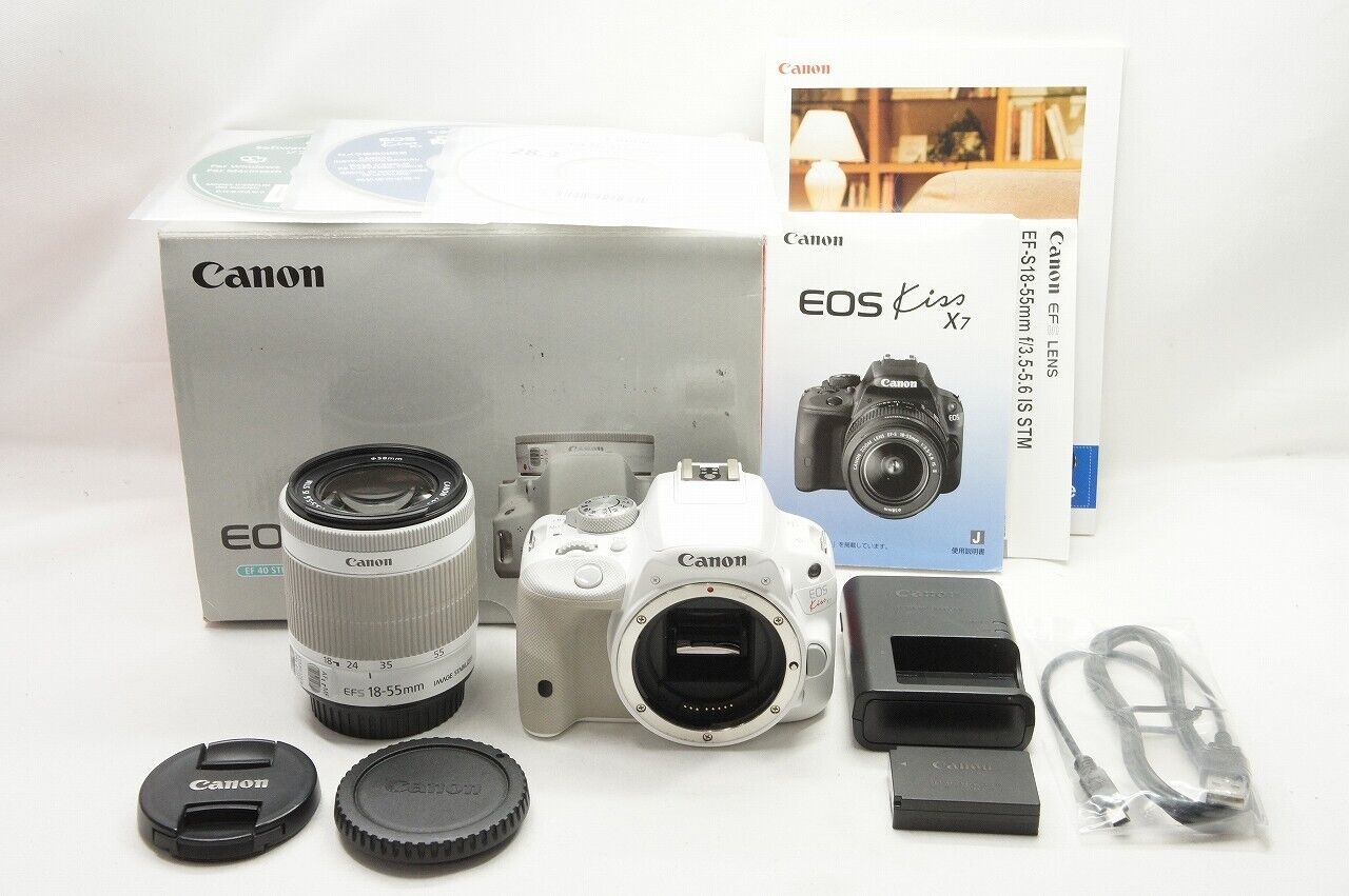 Canon EOS Kiss X7 / Rebel SL1 / 100D Camera Body w/ EF-S 18-55 IS STM  #221224y