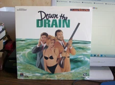 DOWN THE DRAIN - Starring TERI COPLEY - JERRY MATHERS (LASERDISC) NEW - OOP