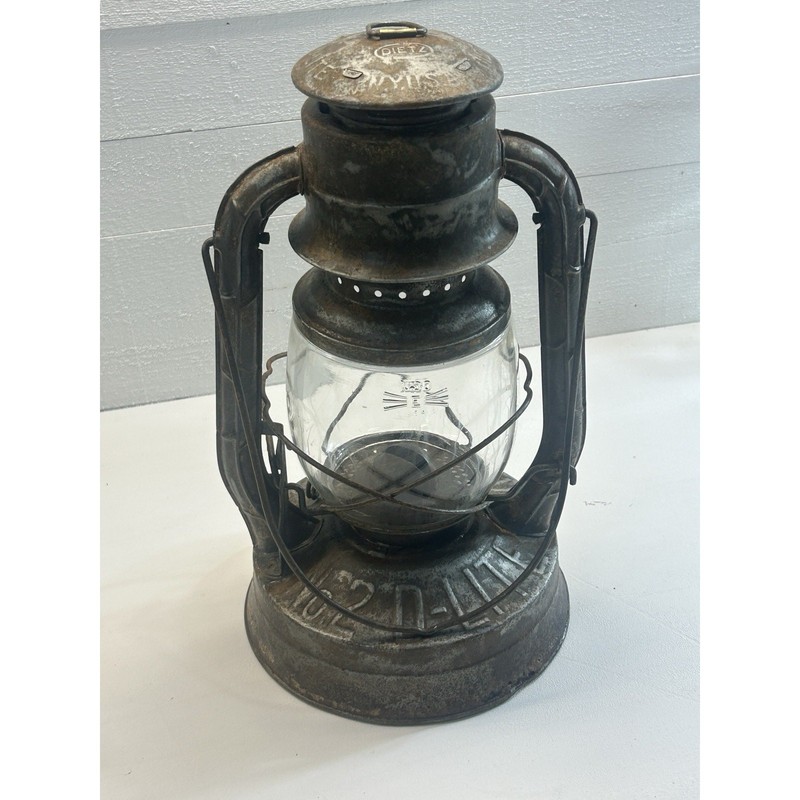 Vintage Dietz No.2 D-Lite Cold Blast Kerosene Lantern USA Oil Lamp Rustic Decor