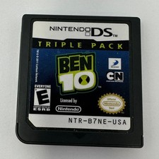 Ben 10 Triple Pack Nintendo DS Game Cartridge NTR-B7NE-USA Cartoon Network A2