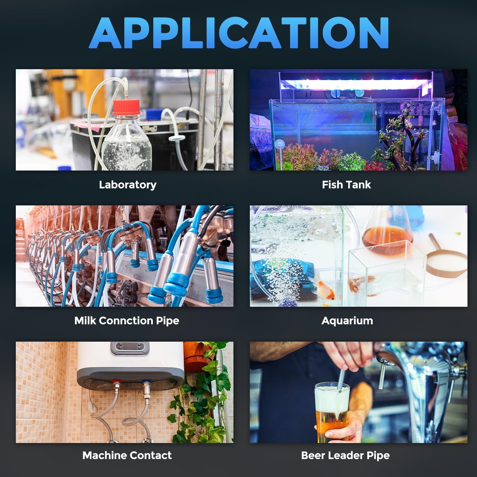 Silicone Tubing,1/2" ID x 5/8" OD Pure Silicon Tube High Temp Silicone Hose [...