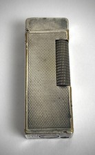 Antique Art Deco Silver Plated Lighter Dunhill Switzerland
