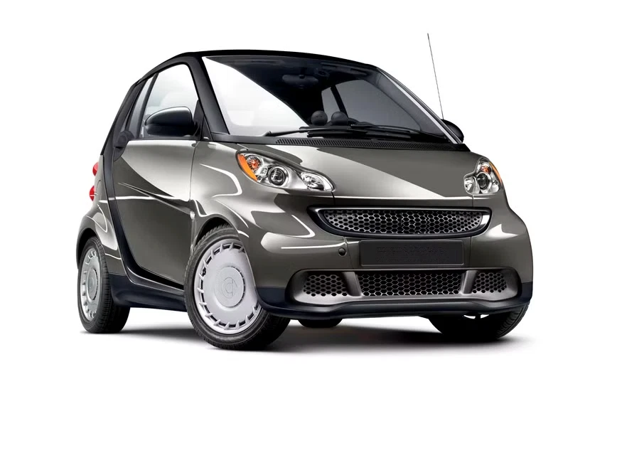 Mástil de antena de aluminio negro corto de 4 pulgadas radio AM/FM para Smart Fortwo 2008-2015 Foto 3 de 4