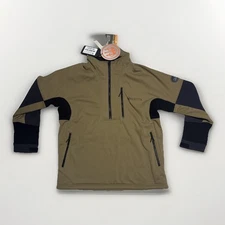 Beretta Men’s XL Highball Windpro Hunting Pullover Sweater GORE-TEX Tan Brown