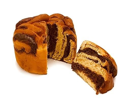 Babka de queso tradicional con chocolate paquete de 2