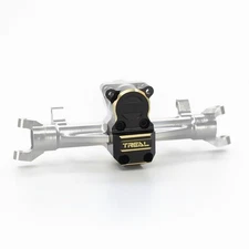 Treal X0037GZK41 Aluminum 7075 Front Axle with Brass Diff Cover (Silver) for ...