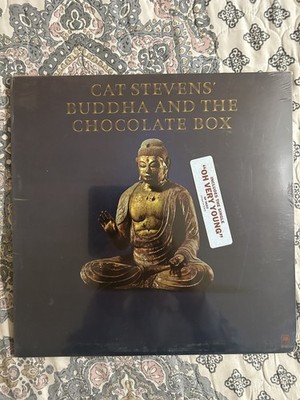 CAT STEVENS 1974 SEALED lp ''Buddha & the Chocolate Box'' hype sticker   ss