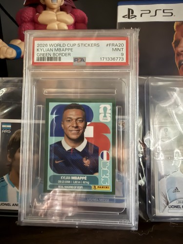2026 Panini World Cup Stickers Kylian Mbappe Green #FRA20 Ultra Rare
