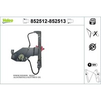 1X Fensterheber Valeo 852512 Passend FüR CitroËN