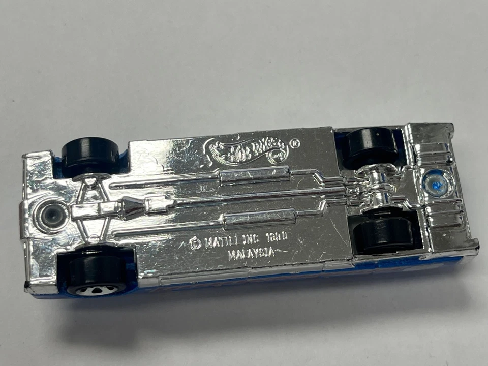 Hot Wheels 1990 - Cadillac Limusina Azul - Diecast 1:64 - L6 Foto 2 de 2