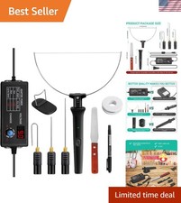 Stylish Black Electric Foam Cutter with Multiple Tips for Creative Projects