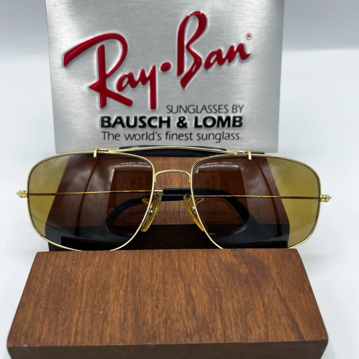 Vintage Ray Ban B&L Explorer w1699 B20 Chromax Driving 58mm