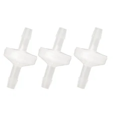 One Way Check Valve, 3/16" Hose Barb Non Return Ozone Resistance Plastic Valv...