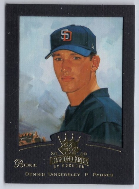 2002 Diamond Kings Framed Black #115 Dennis Tankersley #'d 037/100