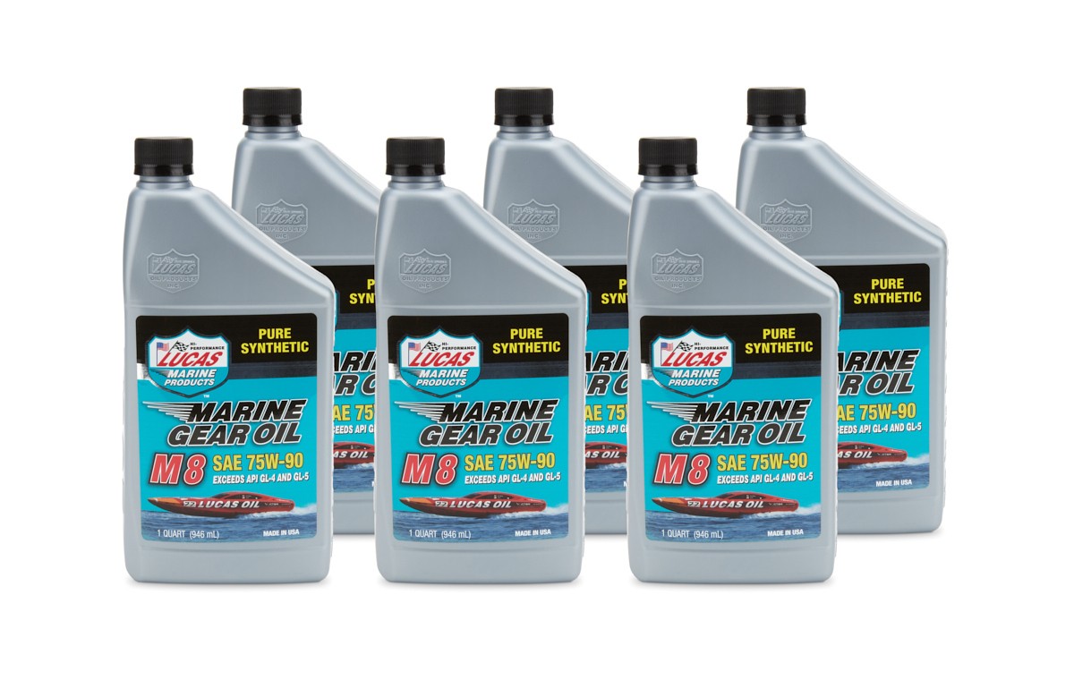 Gear Oil - M8 Marine - 75w-90 - Synthetic - 1 Qt Bottle - Se