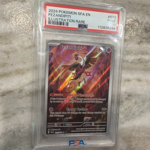 PSA 9 MINT Pokemon Shrouded Fable Fezandipiti  Illustration Rare #73