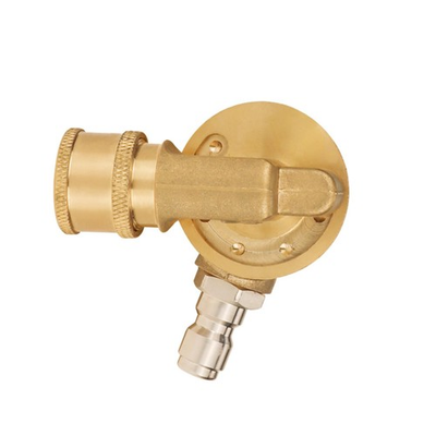#ad 1 4 Quick Connect Pivoting Coupler for Pressure Washer 240 Degree Rotation w... $21.33